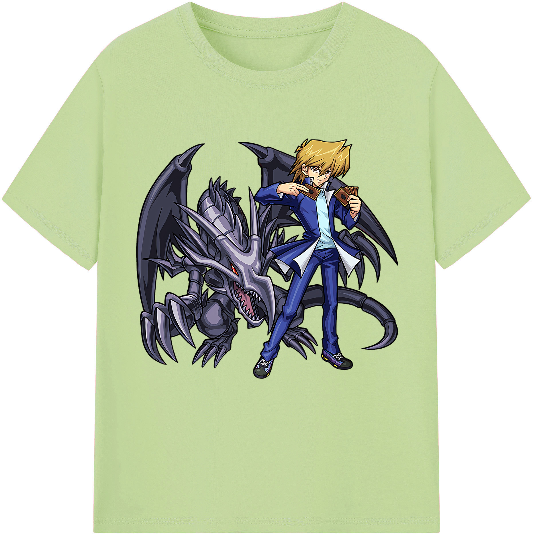 （画像用） 遊☆戯☆王 Yu-Gi-Oh! 綿100％半袖Tシャツ（フロントプリント）